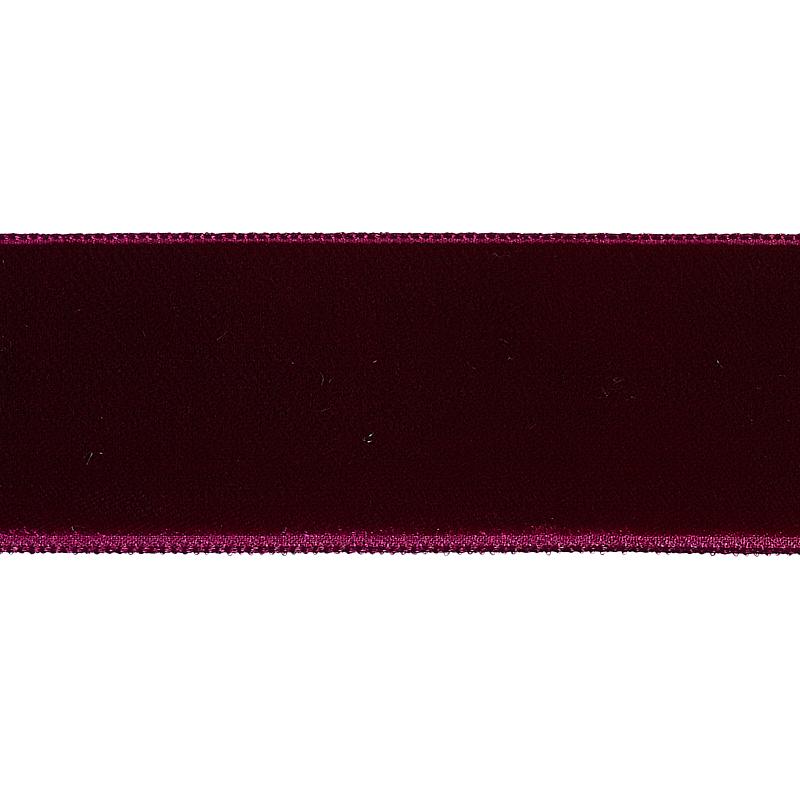 Schumacher Aubergine Velvet Tape Wide