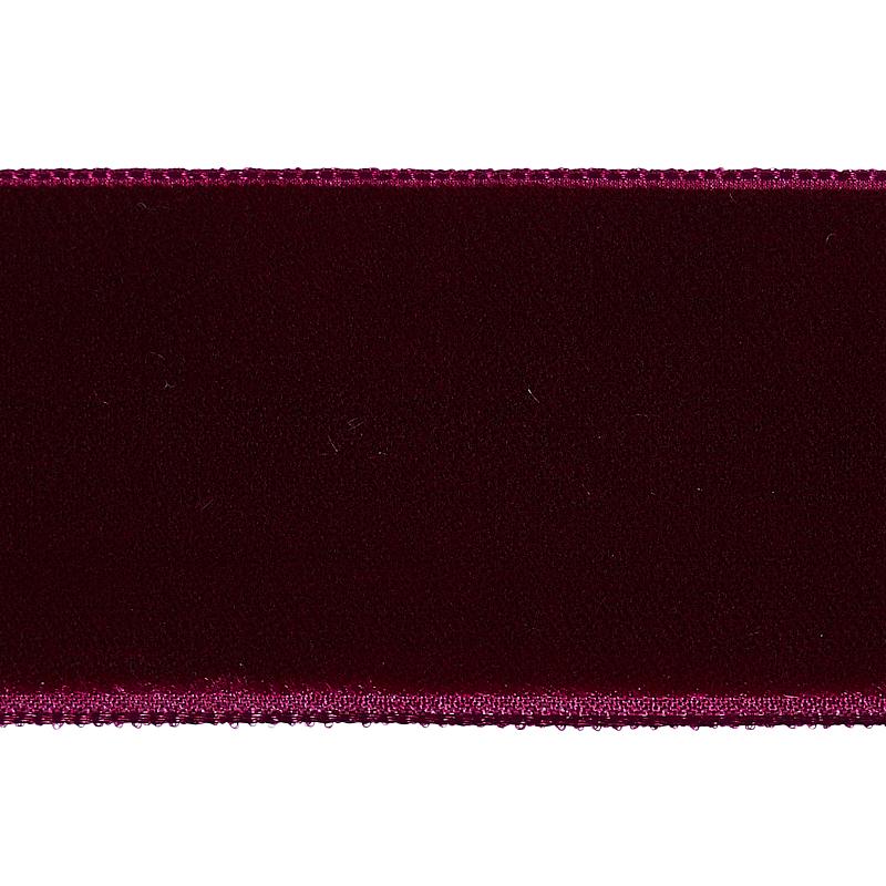 Schumacher Aubergine Velvet Tape Wide