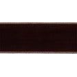Schumacher Truffle Velvet Tape Wide