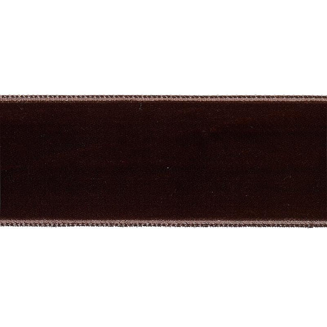 Schumacher Truffle Velvet Tape Wide