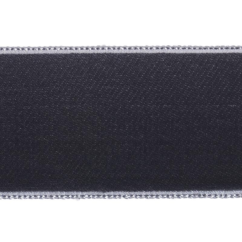 Schumacher Graphite Velvet Tape Wide