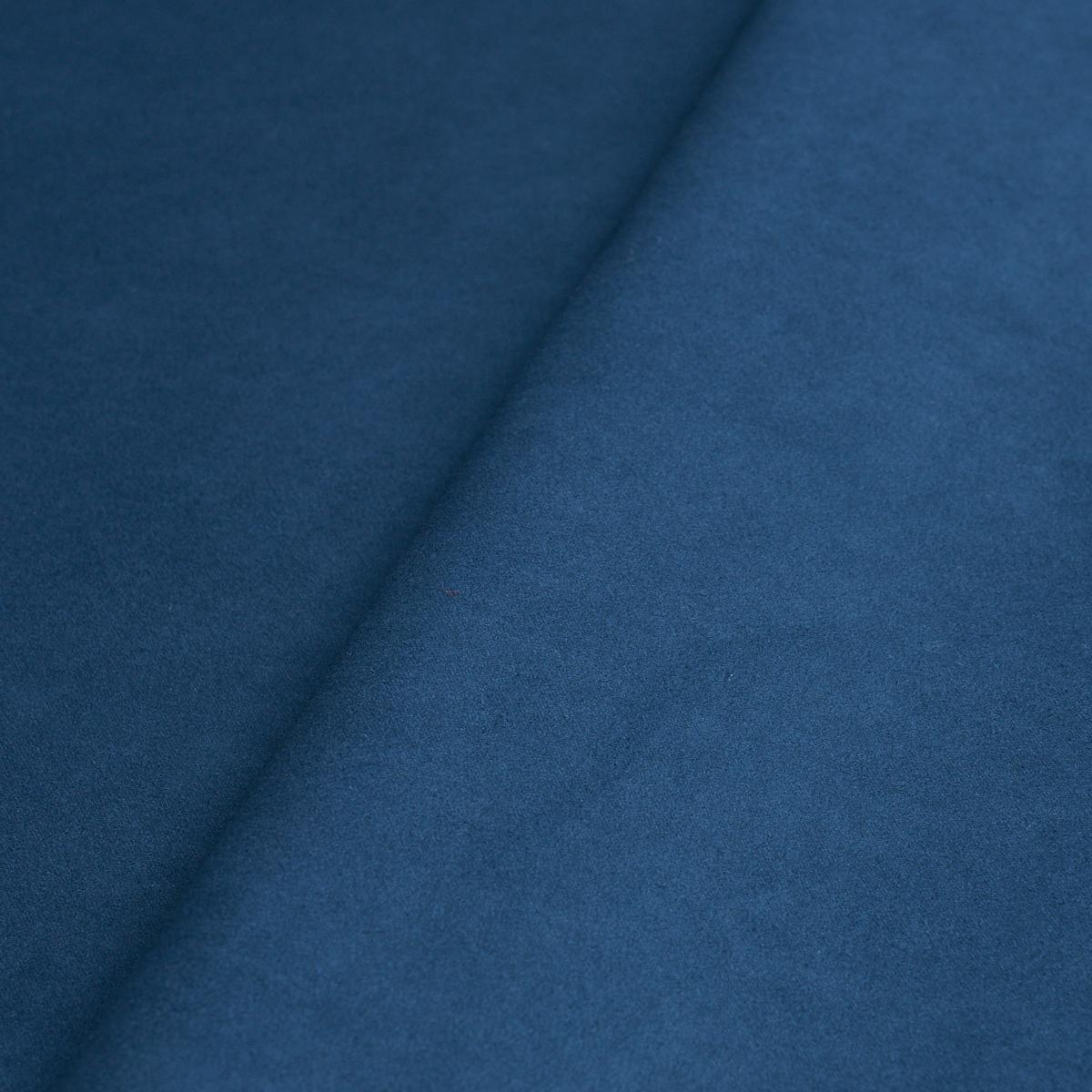 Schumacher Vegan Suede Indigo Fabric