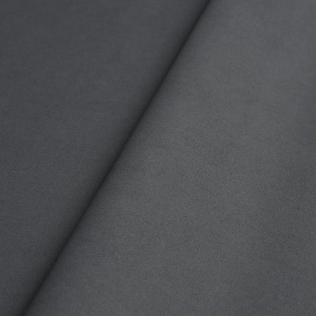 Schumacher Vegan Suede Steel Fabric