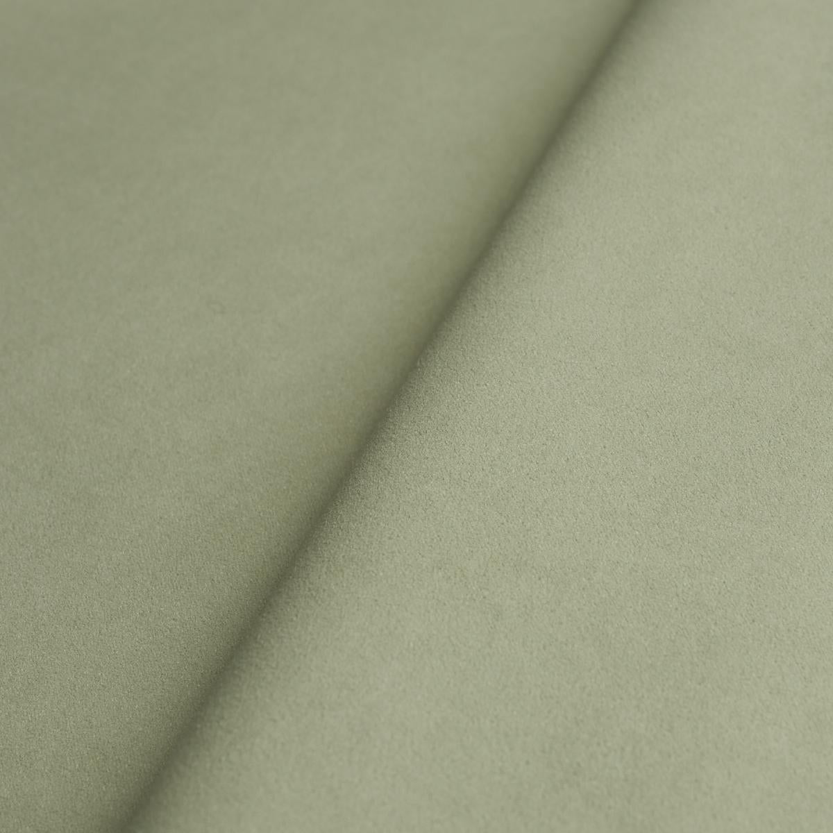 Schumacher Vegan Suede Sage Fabric