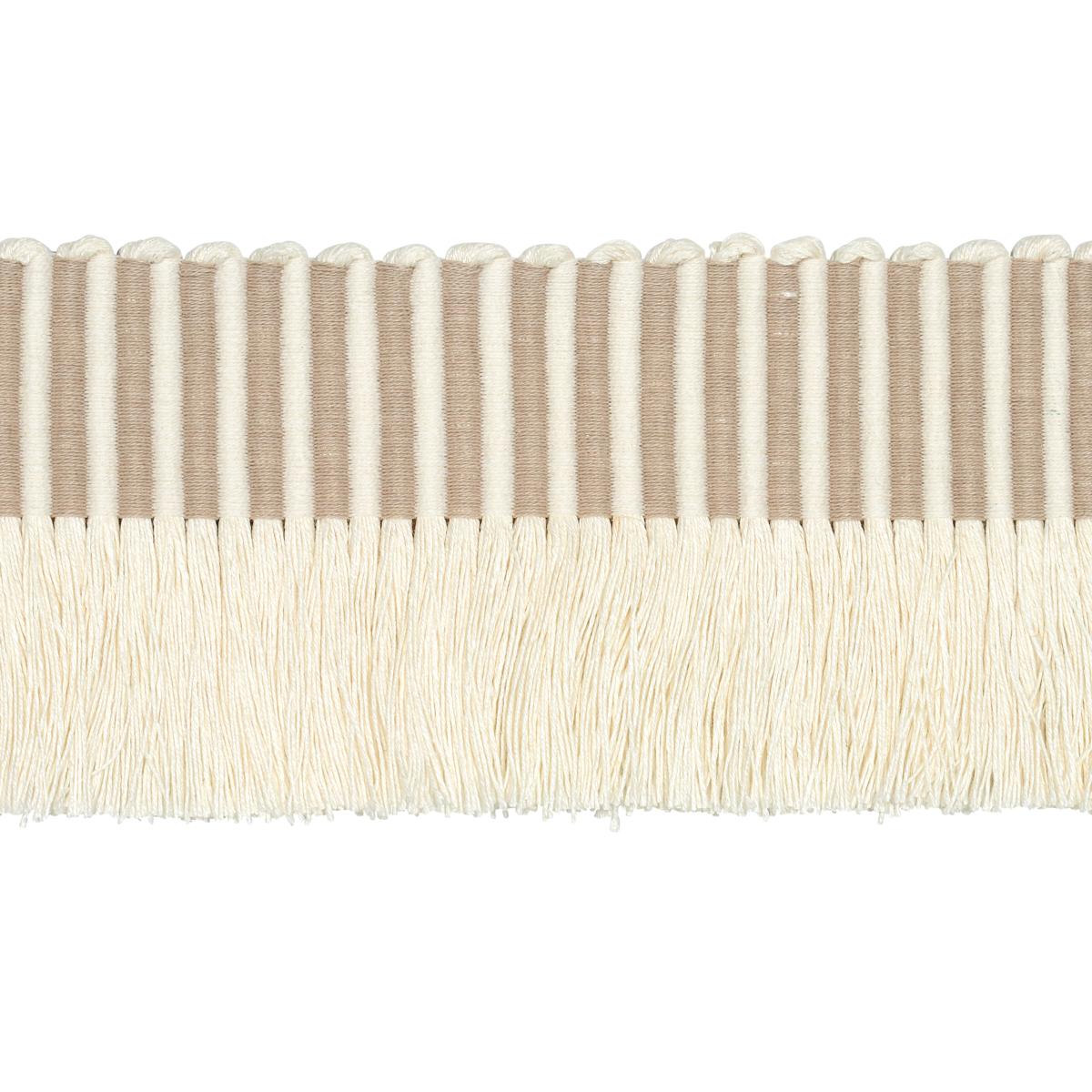 Schumacher Ivory Graphic Fringe