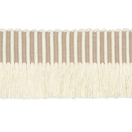 Schumacher Ivory Graphic Fringe