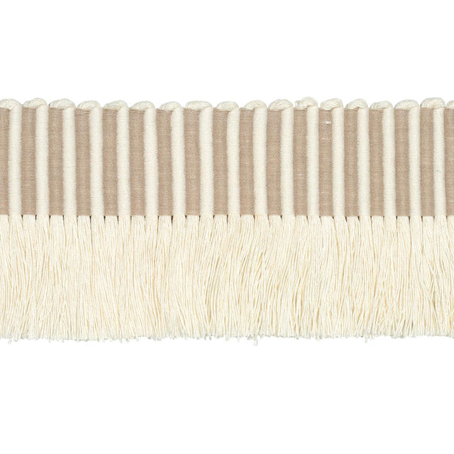 Schumacher Ivory Graphic Fringe