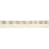 Schumacher Ivory Graphic Fringe