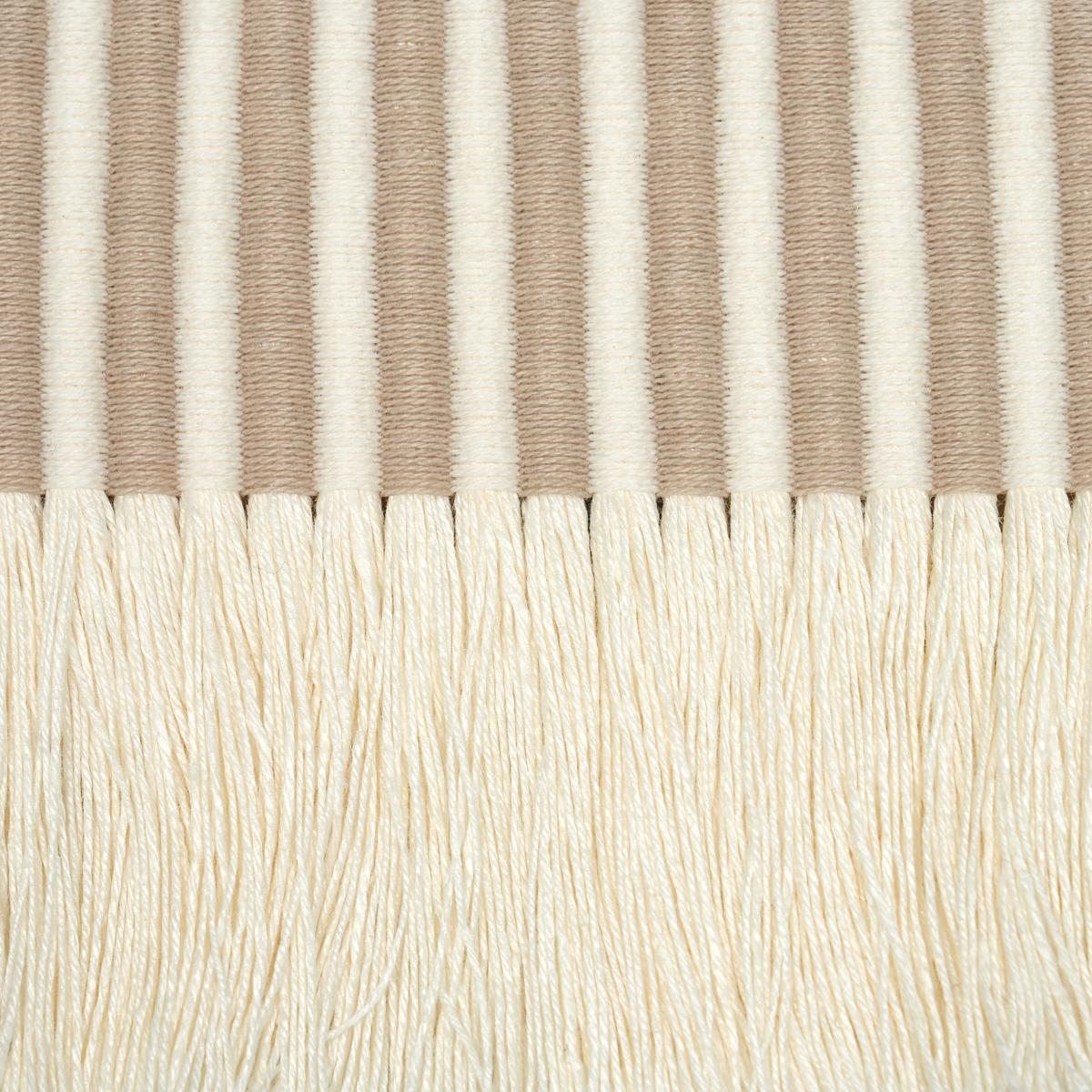 Schumacher Ivory Graphic Fringe