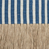 Schumacher Blue Graphic Fringe