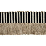Schumacher Black Graphic Fringe