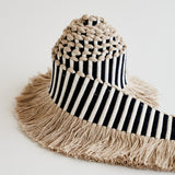 Schumacher Graphic Fringe Black Trim