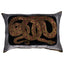 Schumacher Black 30" x 21" Gilded Serpiente Velvet Pillow