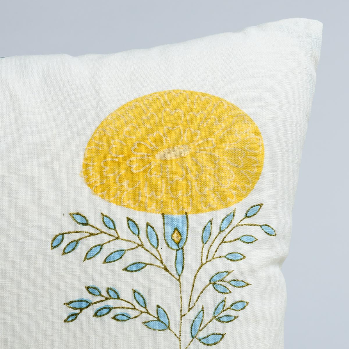 Schumacher Yellow 30" x 14" Marigold Pillow