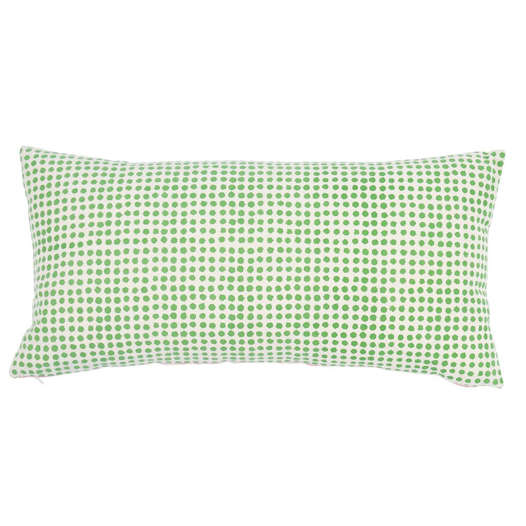 Schumacher Tulip + Seed Rose & Grass 24" x 12" Pillow