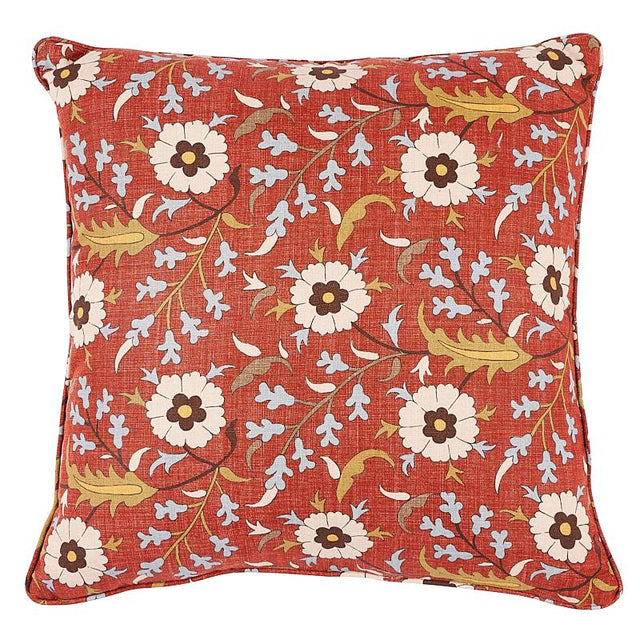 Schumacher Pompeii 22" x 22" Floralia Pillow