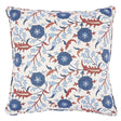 Schumacher Parchment 22" x 22" Floralia Pillow