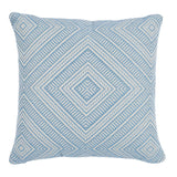 Schumacher Sky 20" x 20" Tortola I/O Pillow
