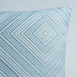 Schumacher Sky 22" x 22" Tortola I/O Pillow