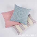 Schumacher Tortola Indoor/Outdoor Sky 22" x 22" Pillow