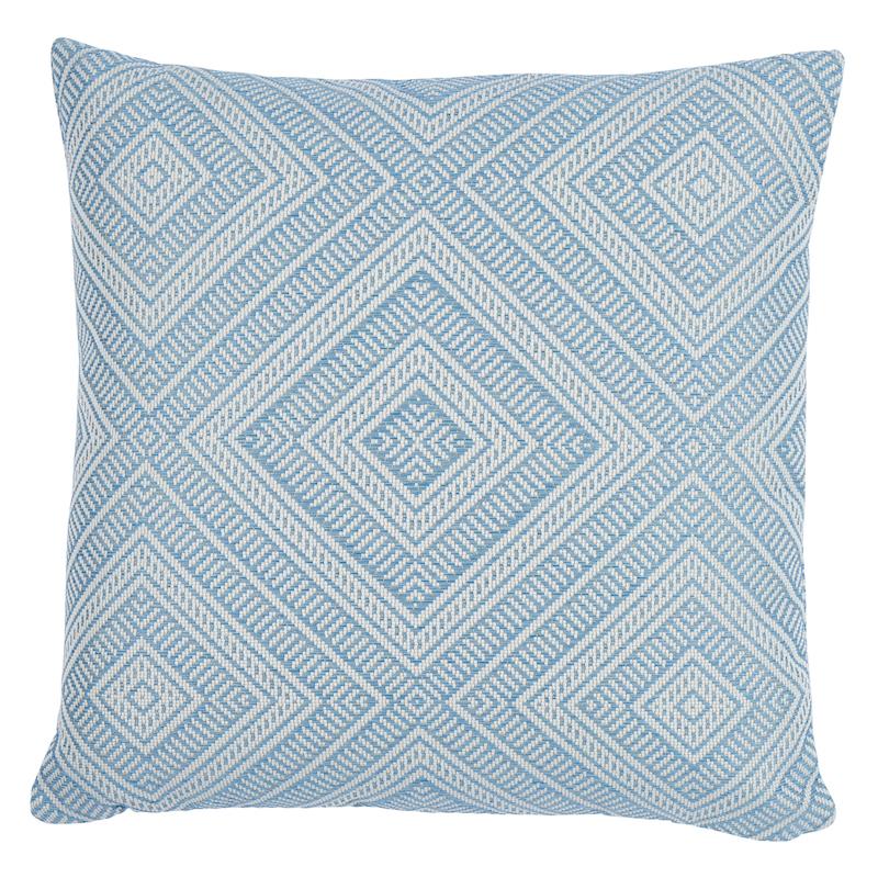 Schumacher Sky 22" x 22" Tortola I/O Pillow