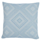 Schumacher Sky 22" x 22" Tortola I/O Pillow