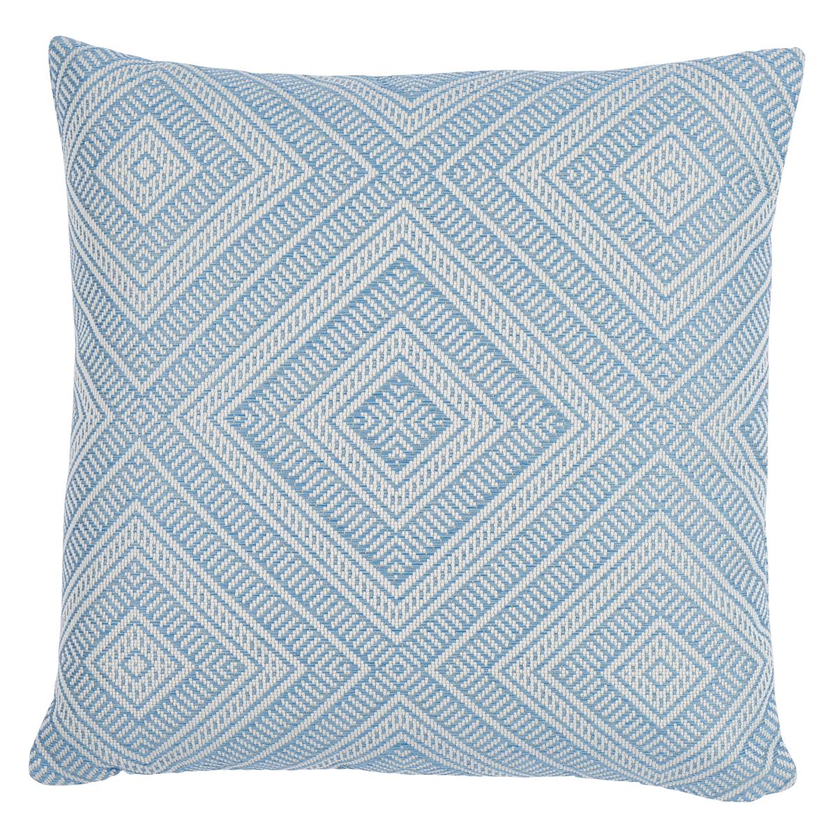 Schumacher Sky 24" x 24" Tortola I/O Pillow