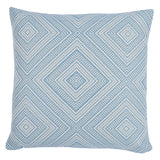 Schumacher Sky 24" x 24" Tortola I/O Pillow