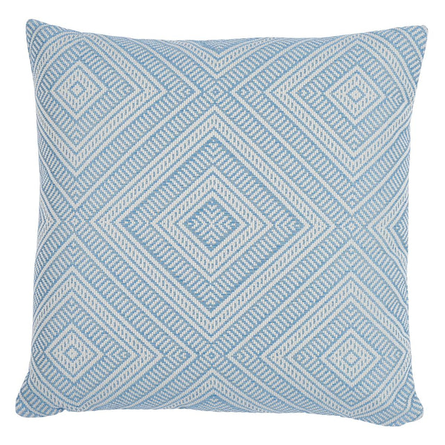 Schumacher Sky 24" x 24" Tortola I/O Pillow