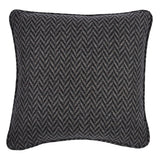 Schumacher Charcoal/Nickel 20" x 20" Colorado Pillow