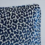 Schumacher Madeleine Velvet Midnight 18" x 12" Pillow
