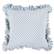 Schumacher Sky 16" x 16" Brigitte Stripe Pillow