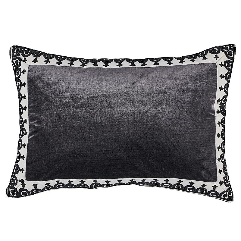 Schumacher Onyx 20" x 14" Noelia Pillow