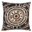 Schumacher Black Neutral 20" x 20" Corfu Pillow