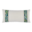 Schumacher Peacock 24" x 12" Woodstock Pillow