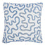 Schumacher Navy On Ivory 20" x 20" Riley Pillow