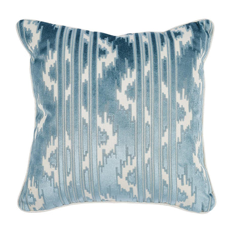 Schumacher Sky 18" x 18" Murat Velvet Pillow