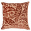 Schumacher Saz Paisley Velvet Terracotta 20" x 20" Pillow
