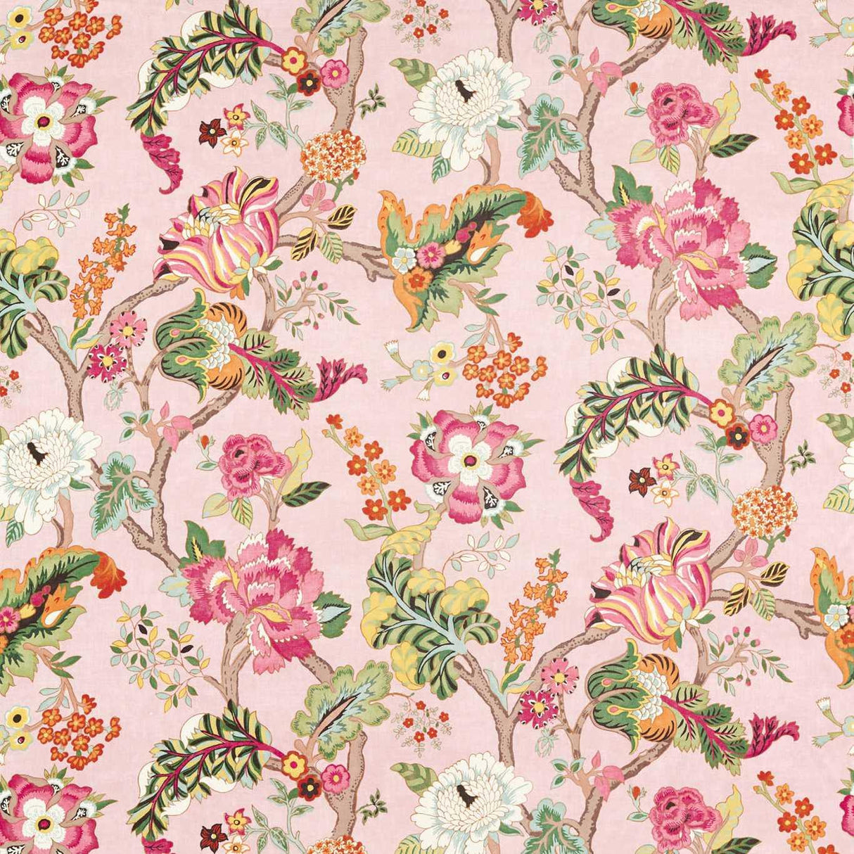 Sanderson Fusang Tree Peach Blossom Fabric