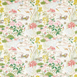 Sanderson Crane & Frog Lotus Pink/Gosling Fabric