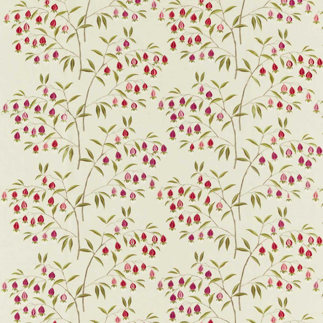 Sanderson Chinese Lantern Wild Plum Fabric