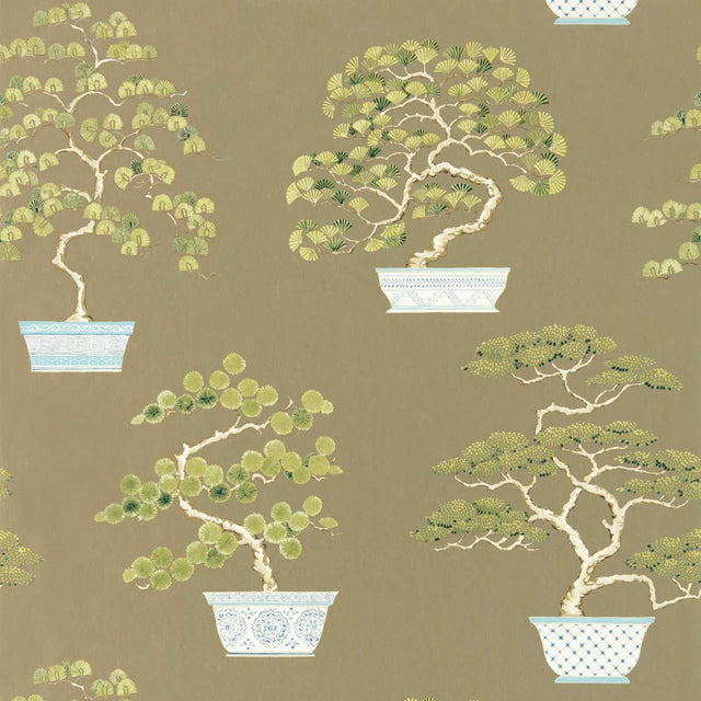 Sanderson Penjing Green Wallpaper