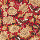 Sanderson Amara Butterfly Cinnabar/Ink Black Wallpaper