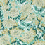 Sanderson Amara Butterfly Bamboo/ Fountain Green Wallpaper