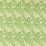 Morris & Co Willow Bough Leaf Green Fabric