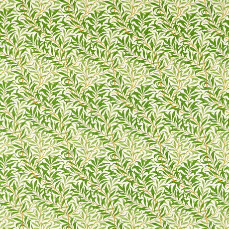 Morris & Co Willow Bough Leaf Green Fabric