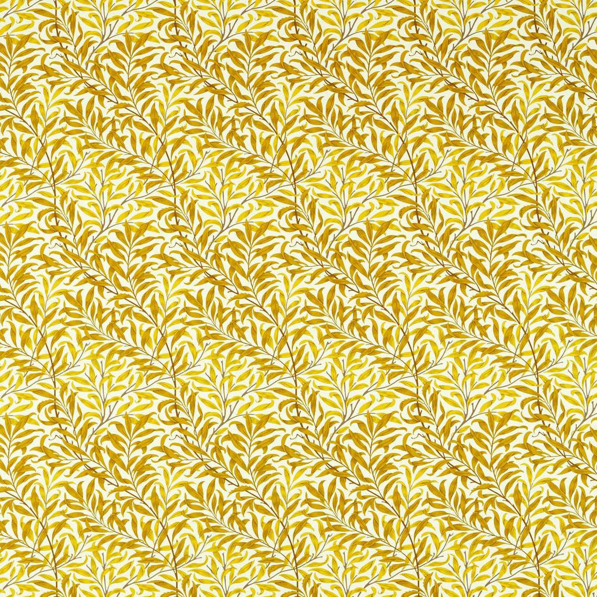Morris & Co Willow Bough Summer Yellow Fabric