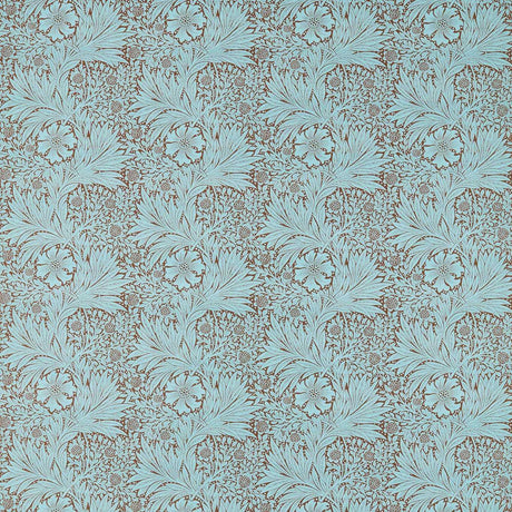 Morris & Co Marigold Sky/Chocolate Fabric