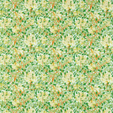 Morris & Co Honeysuckle Sky/Burnt Orange Fabric