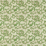 Morris & Co Bachelors Button Leaf Green/Sky Fabric